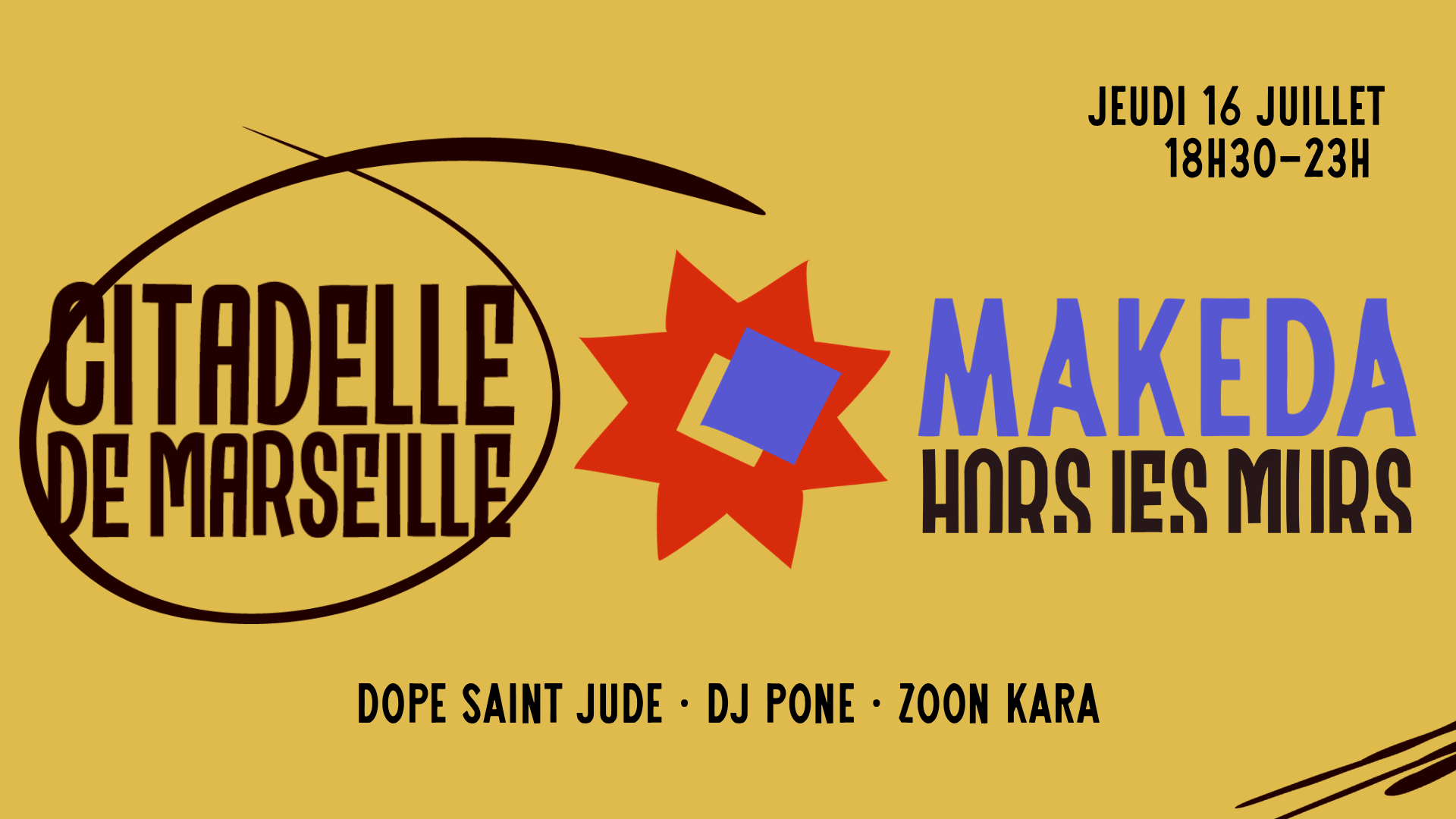 Le Makeda en juillet au fort - hors les murs