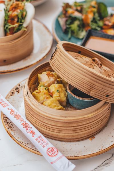 Une entrée vapeur asiatique.