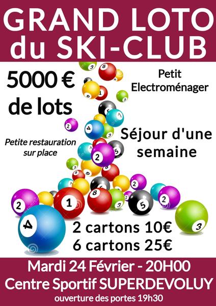 Loto du Ski Club Dévoluy_Superdévoluy