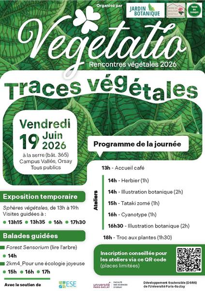 Vegetatio 2026 : Traces végétales 