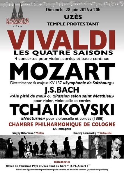 Chambre Philharmonique de Cologne en concert_Uzès