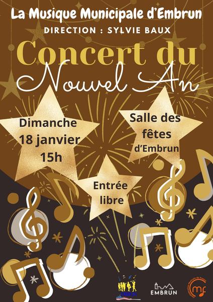 Concert de Nouvel An Embrun - © Musique Municipale d'Embrun