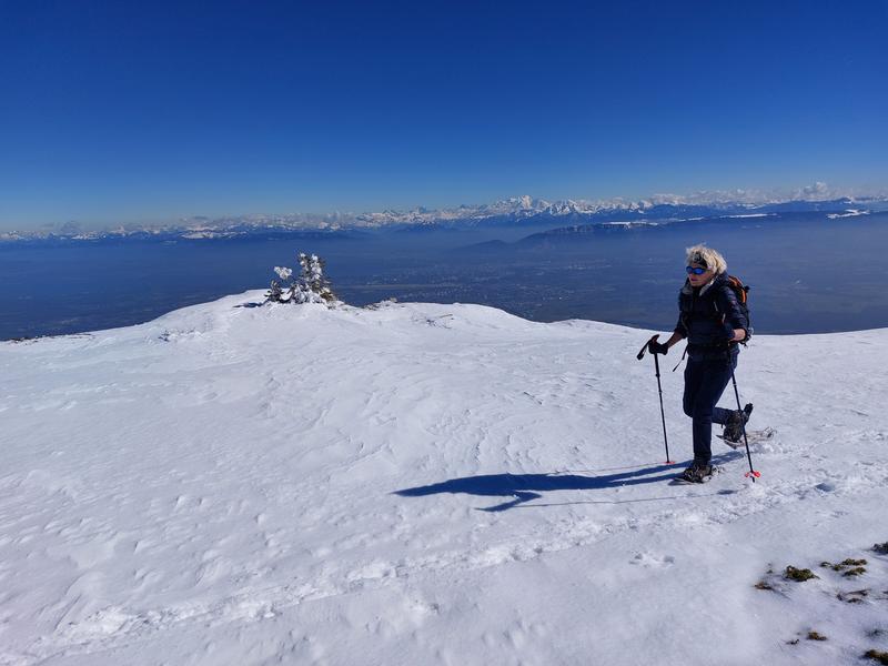 Sentier raquettes : du Télécabine du Fierney au Crêt de la Neige_Crozet