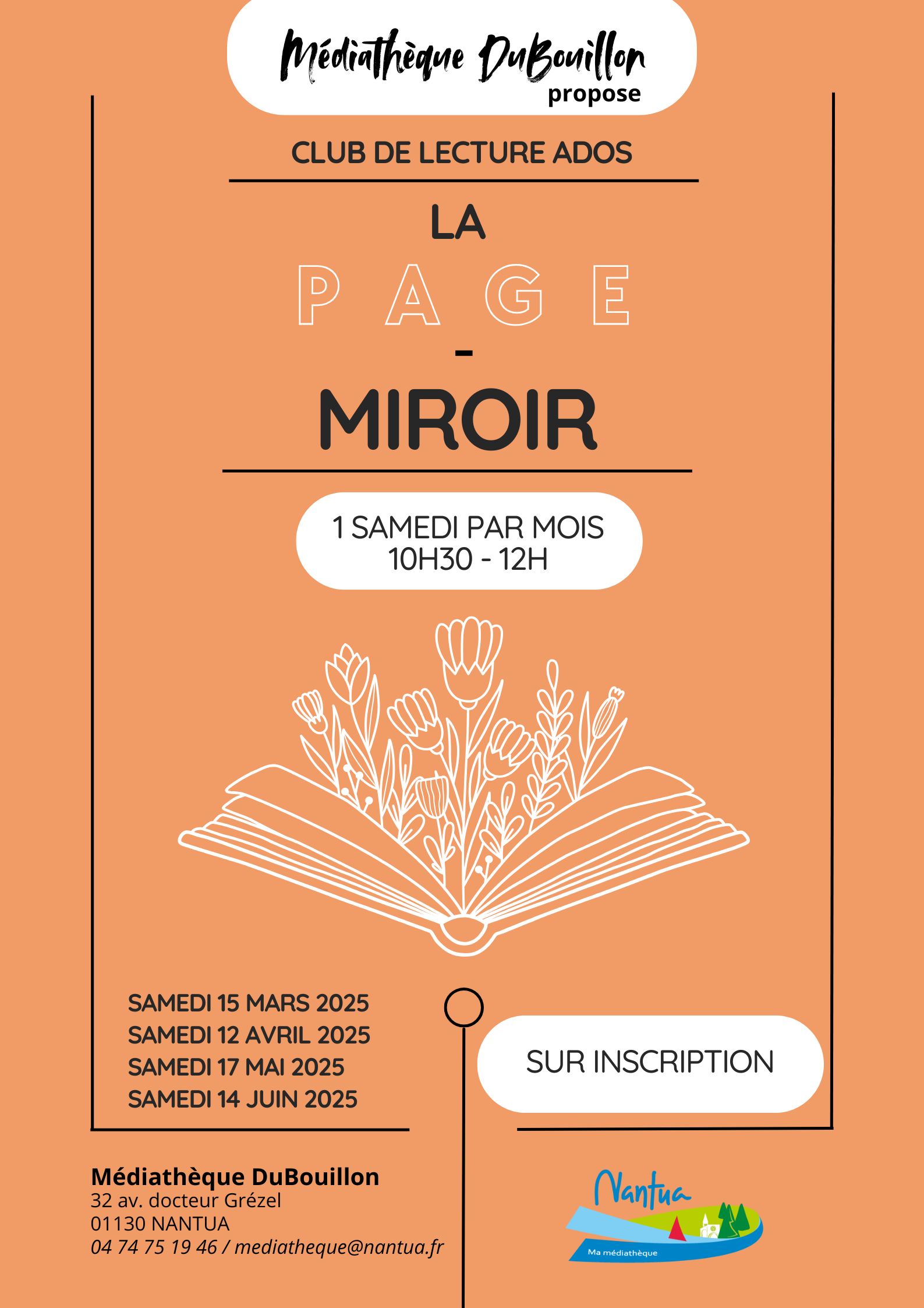 Affiche Page Miroir