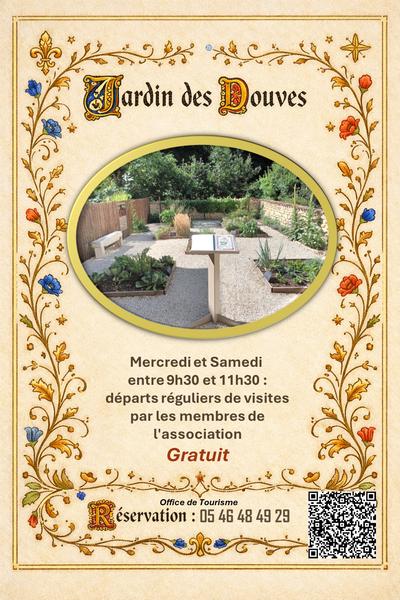 Visite du jardin des douves