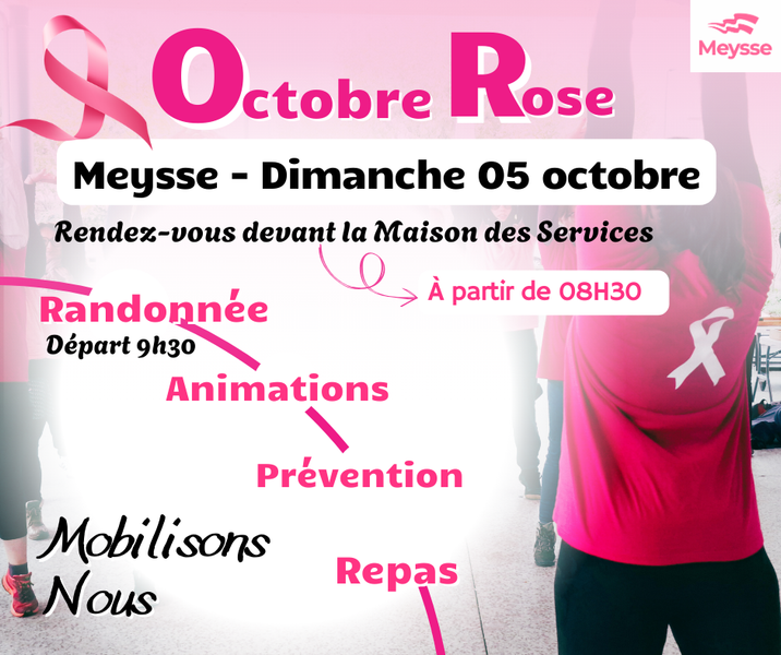 Octobre Rose à Meysse