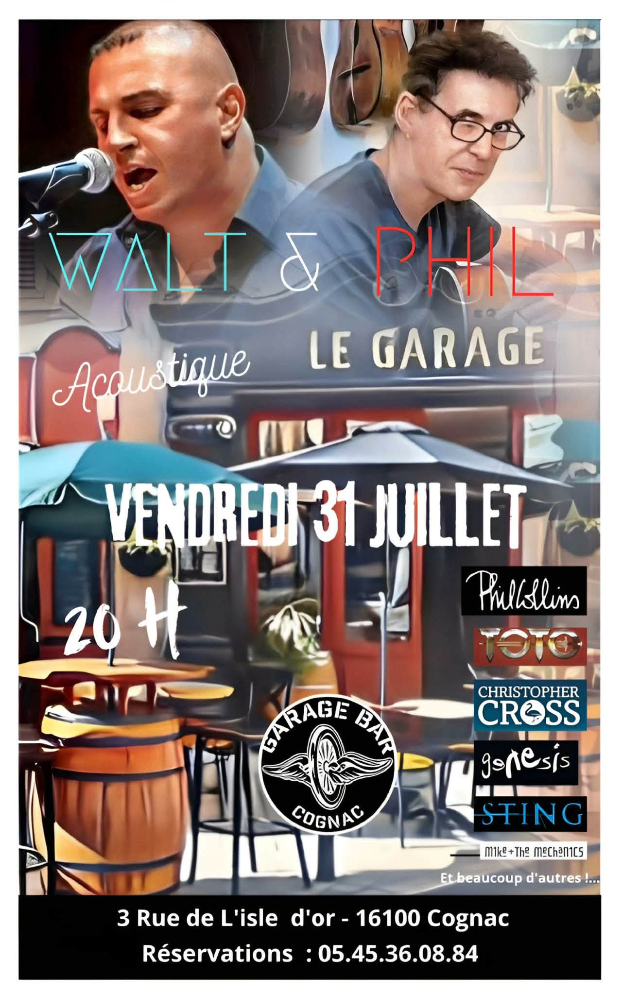 Concert | Walt & Phil au Garage Bar