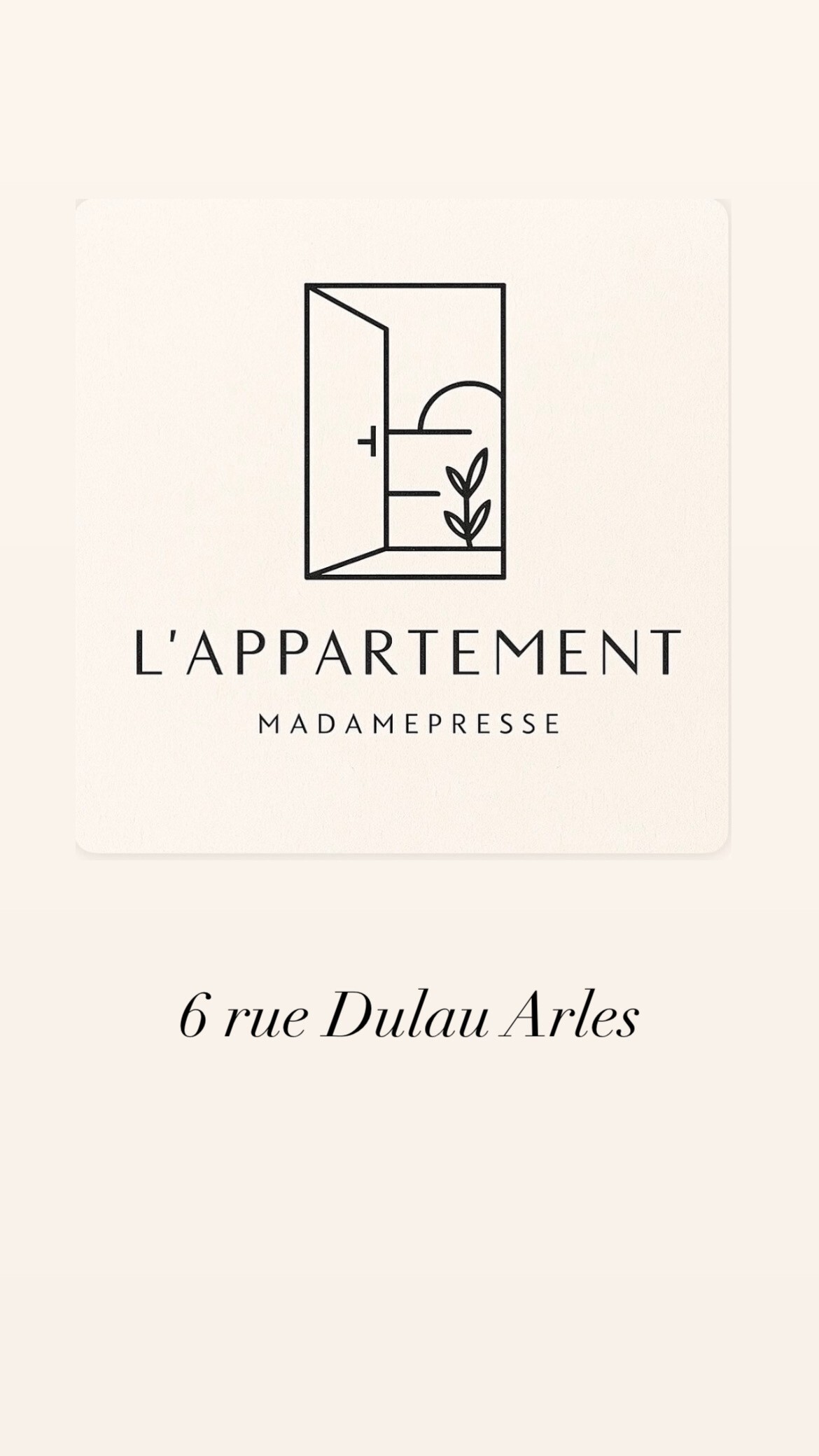 L'appartement madame presse