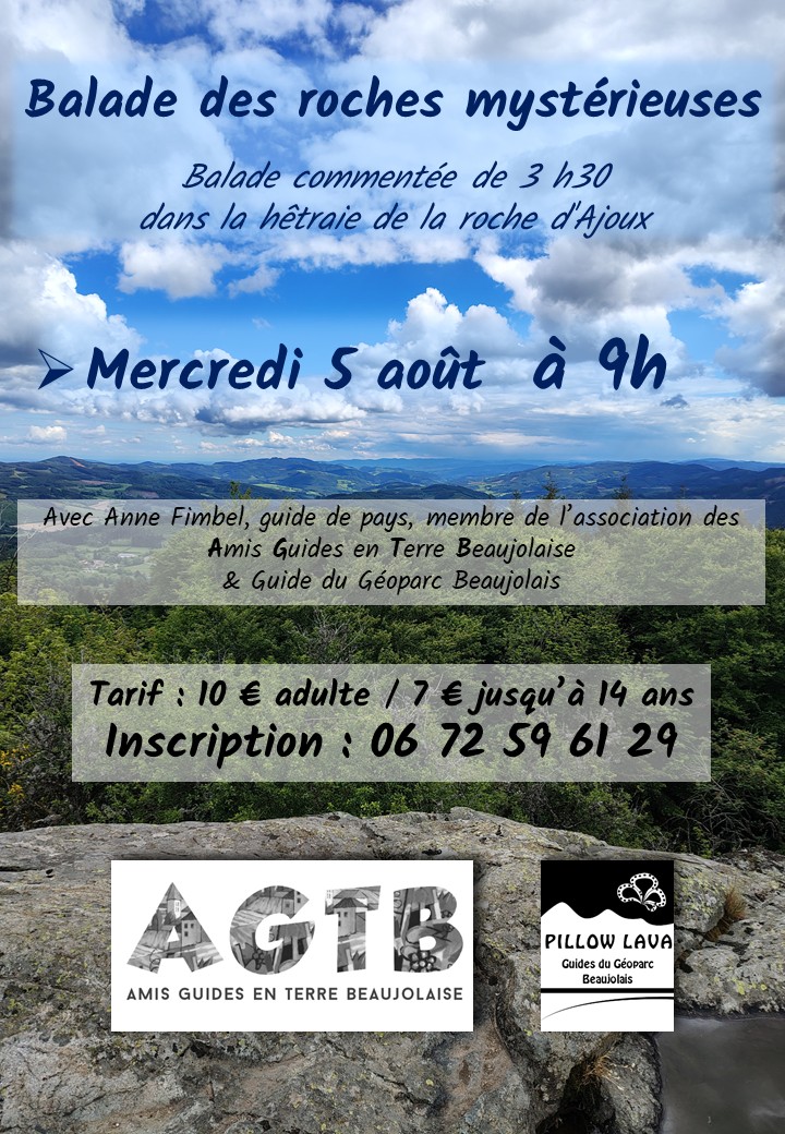 Affiche de la balade des Roches Mystérieuses