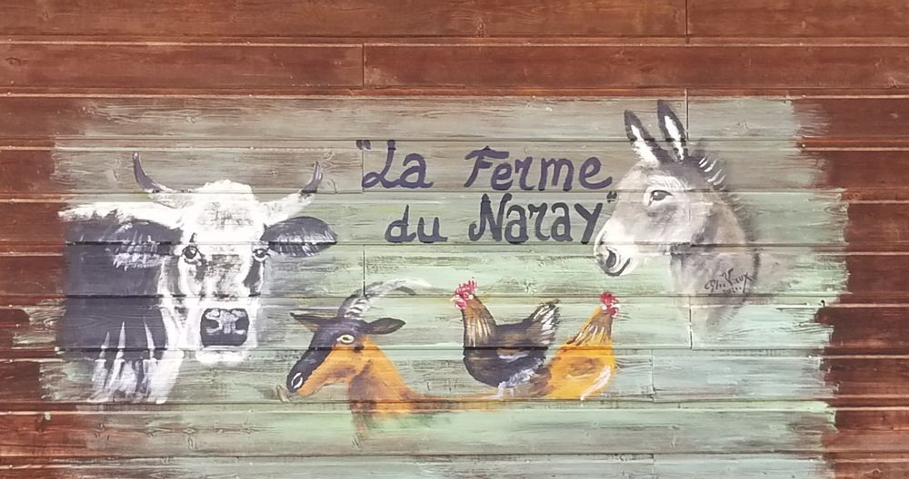 La fresque murale de la Ferme du Naray
