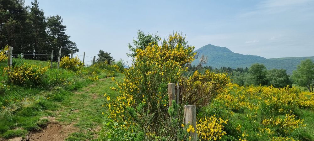 La Croix de Ternant depuis le parking des Goules