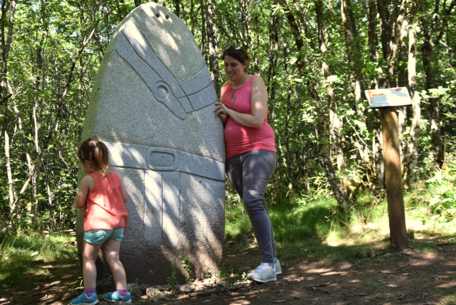 statue-menhir dans le Sidobre