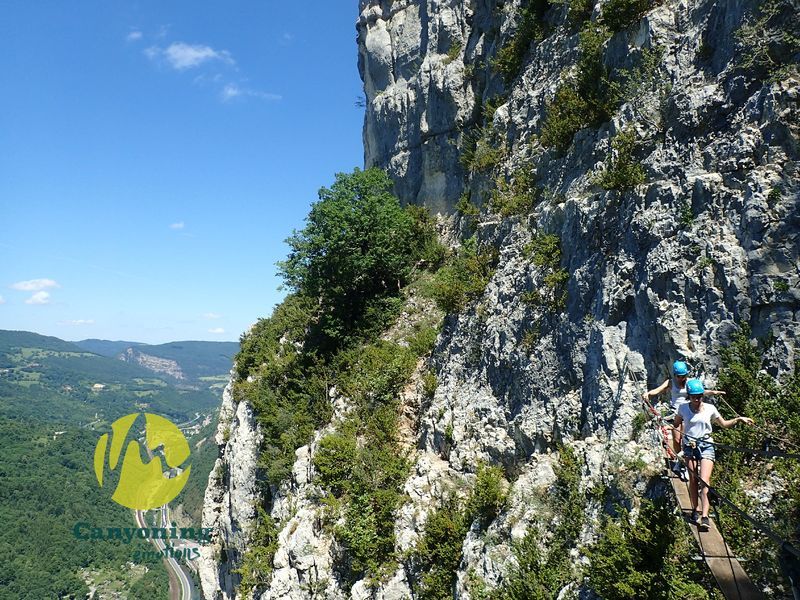 Via ferrata de la Guinguette avec Canyoning Emotions