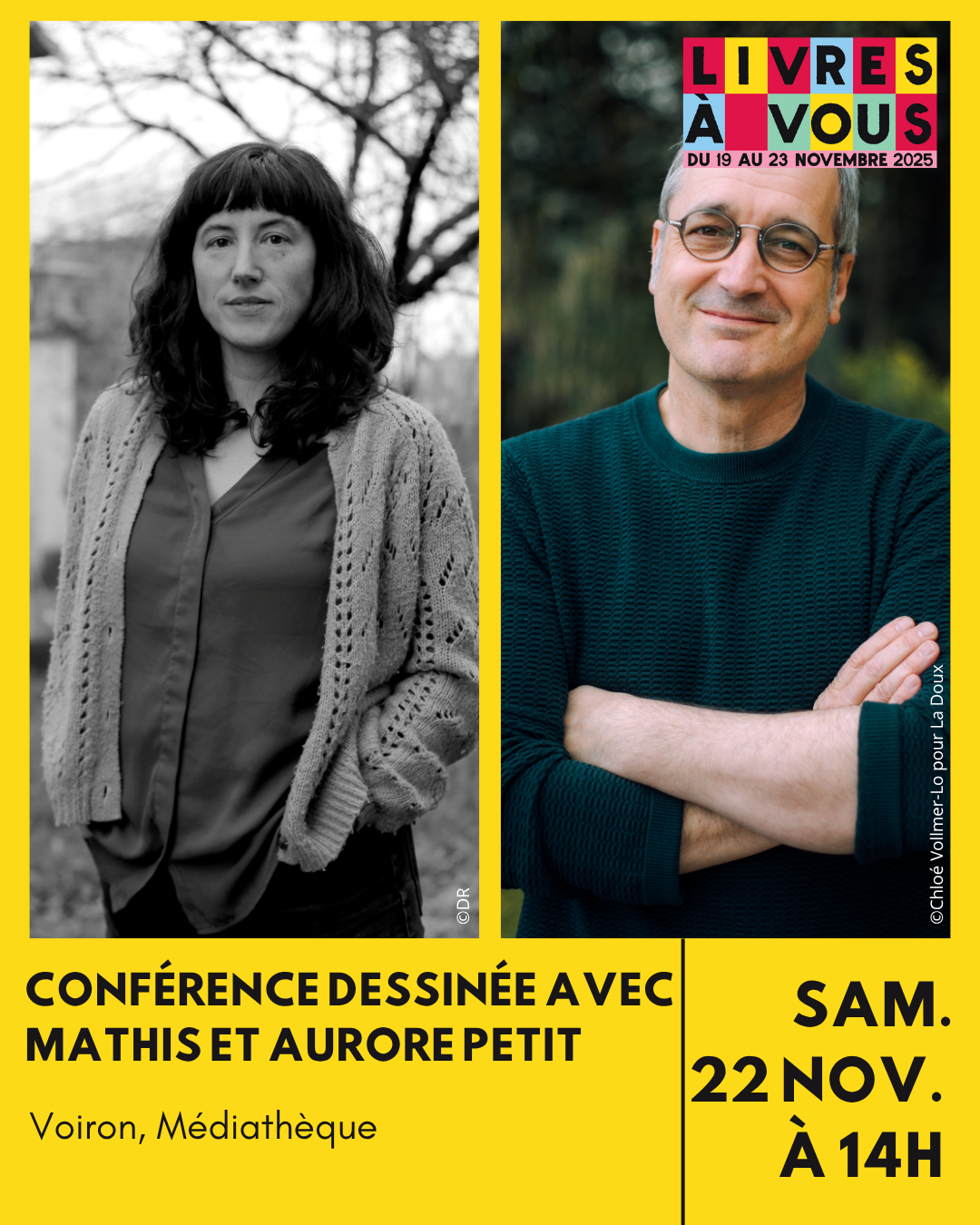 Conférence dessinée avec Aurore Petit et Mathis_Voiron
