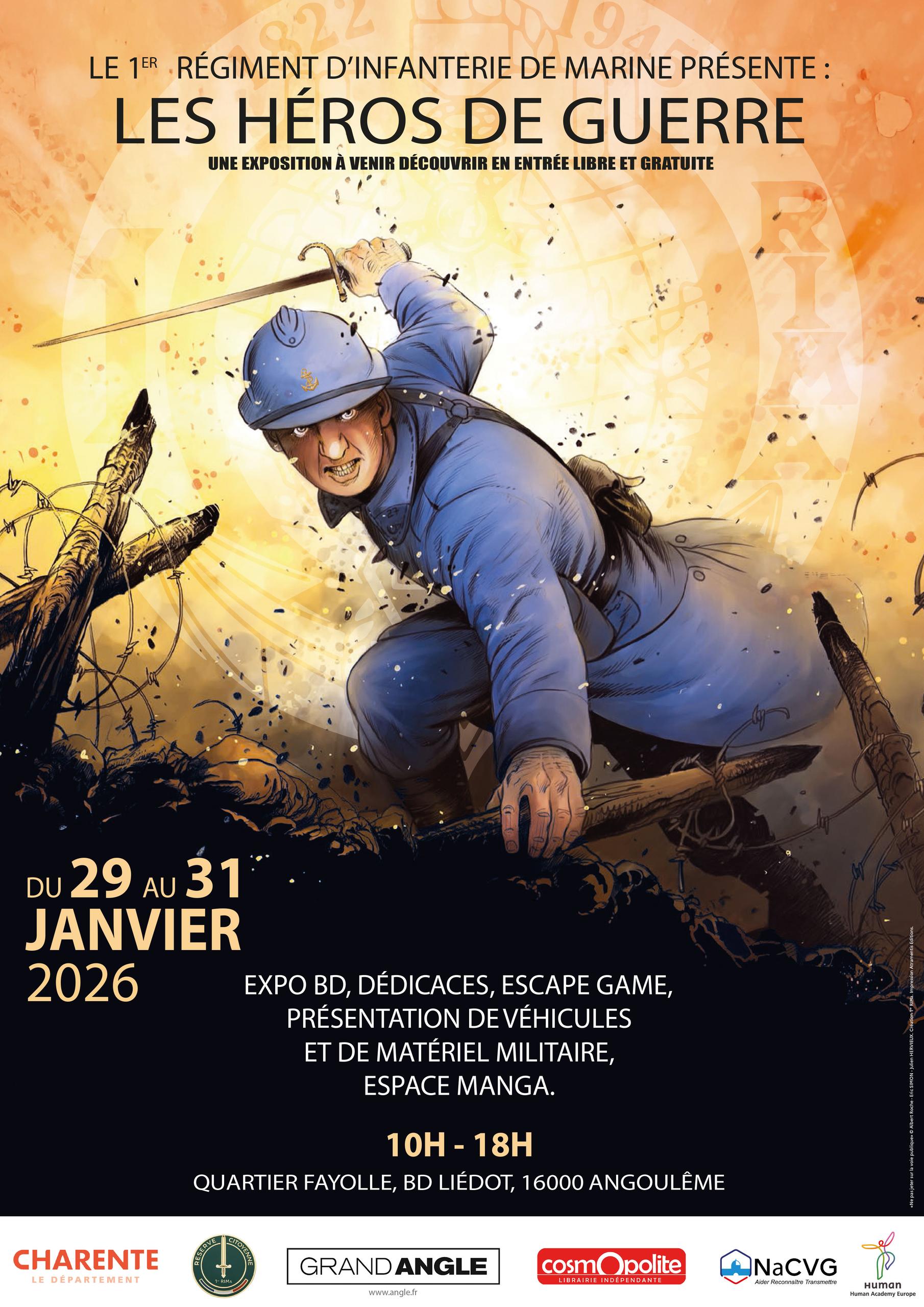 Exposition - Les Héros de guerre en BD - Le Grand Off de la bande dessinée