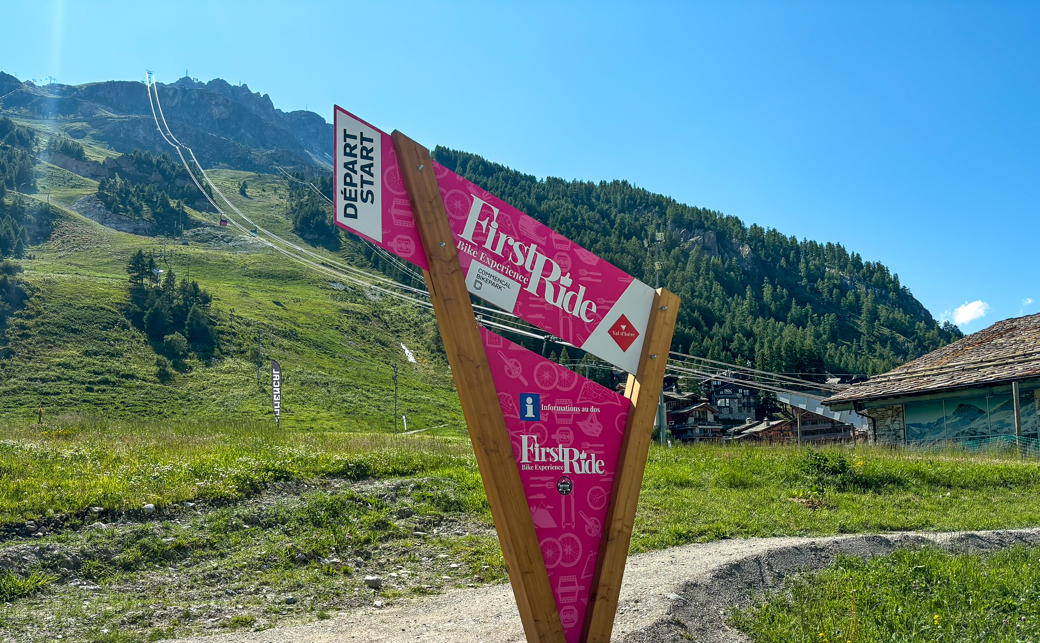 Zone d'initiation VTT First Ride à Val d'Isère