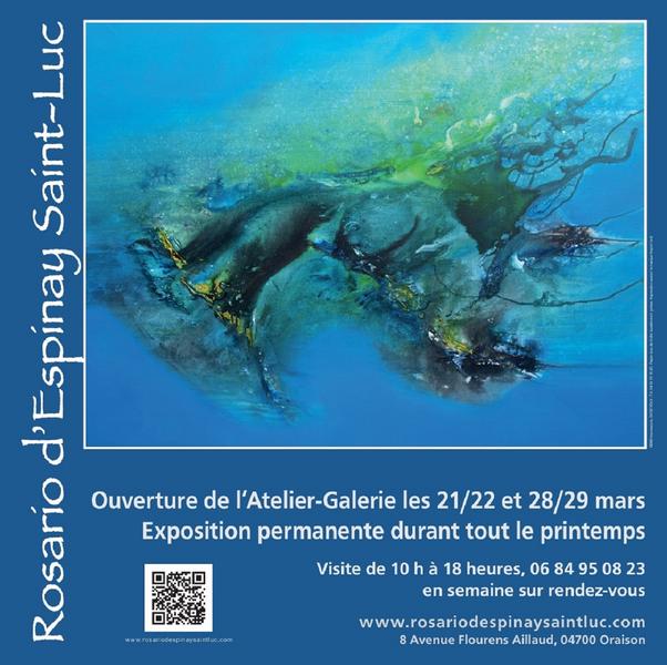 Atelier et Galerie ouverts