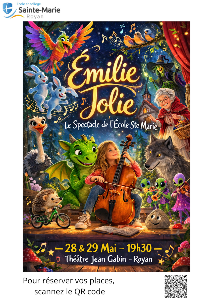 Spectacle autour de la comédie musicale Émilie Jolie