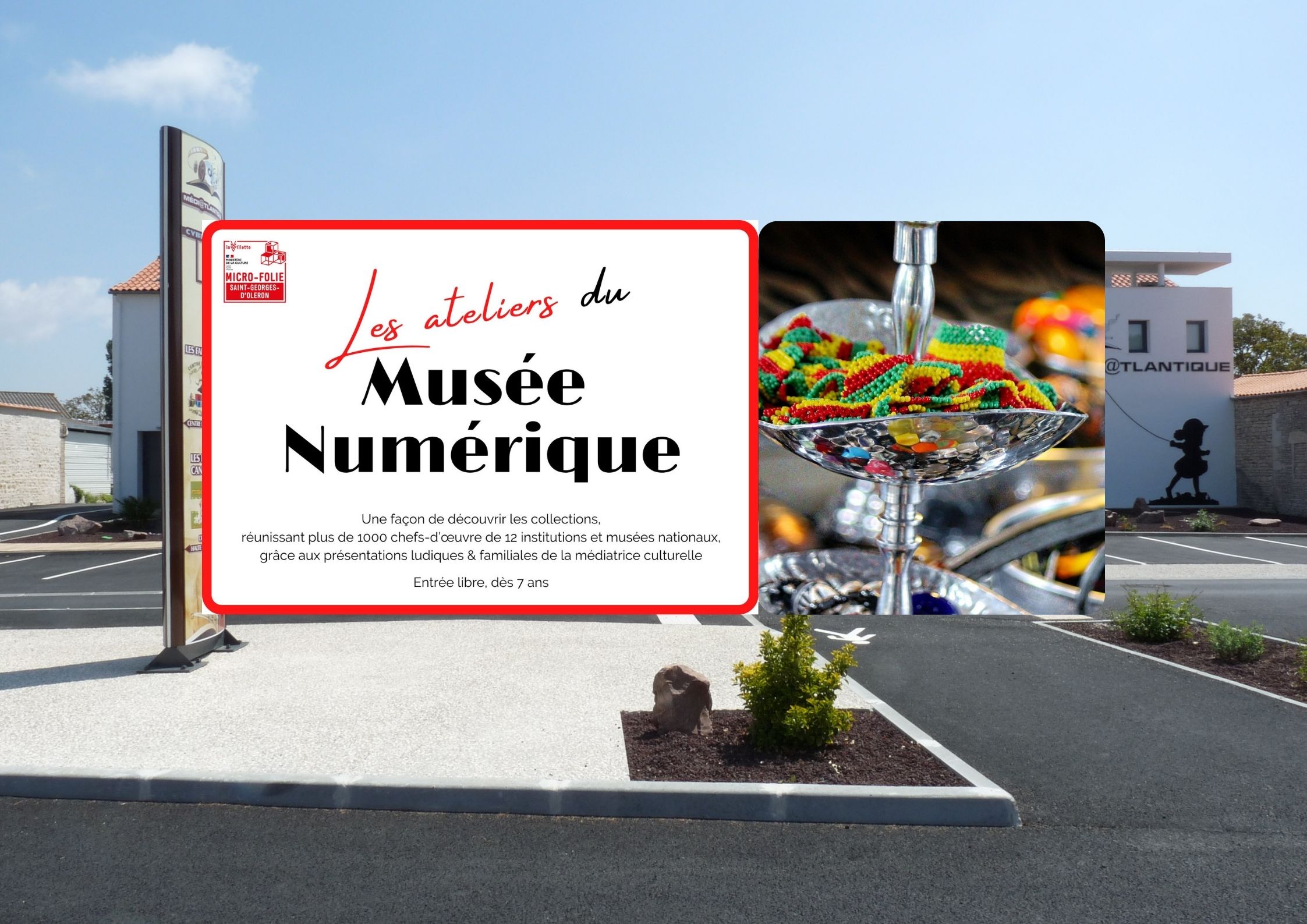 Atelier bracelet et découverte des oeuvres de Micro-Folie