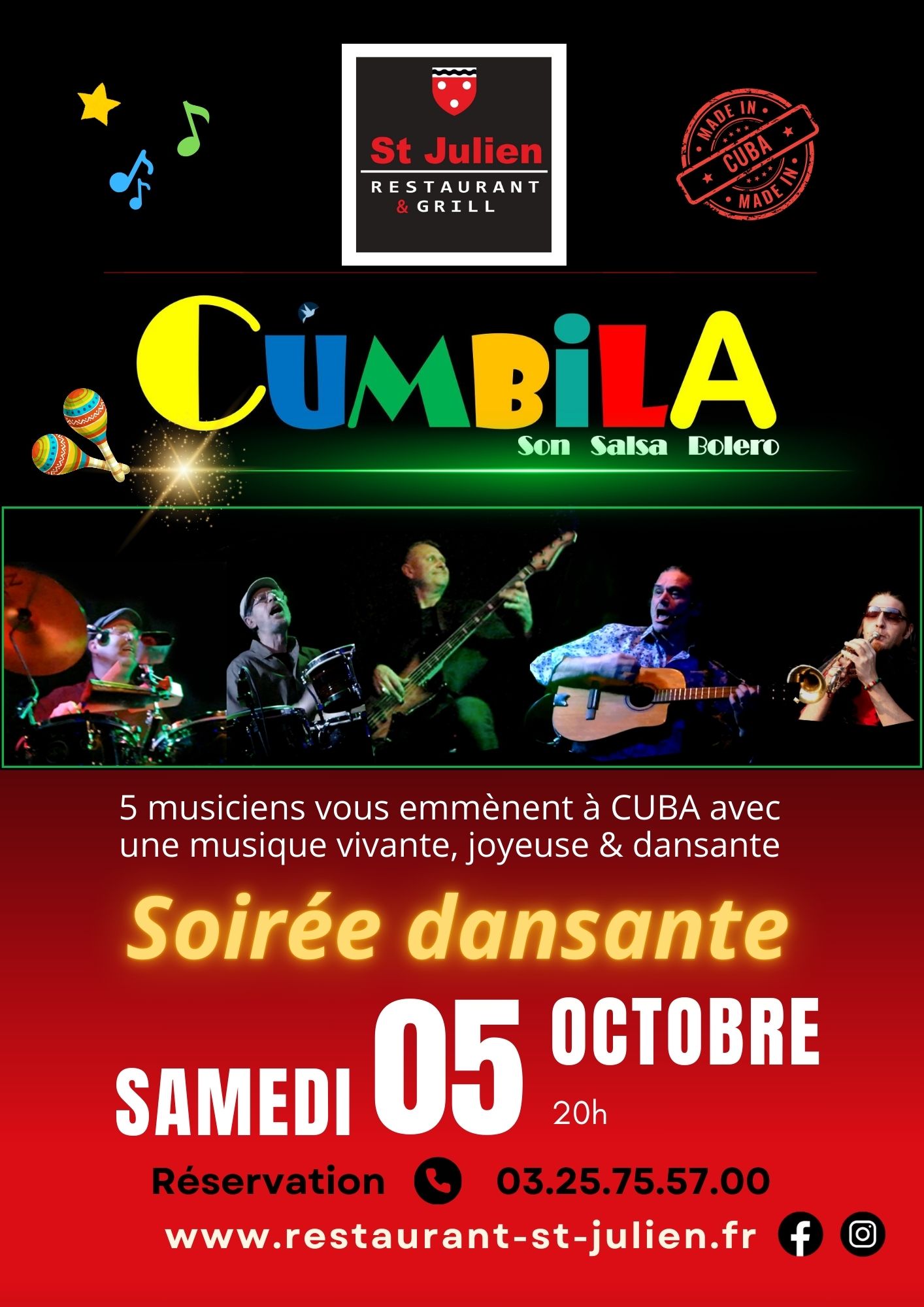 Soirée Latino avec Cumbila