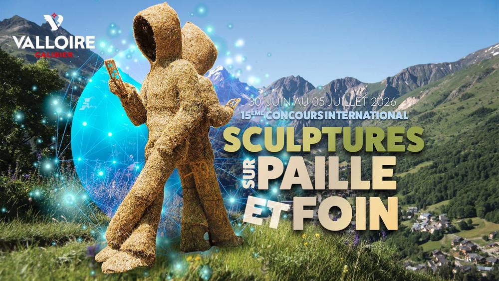 Concours International de sculptures sur paille & foin_Valloire