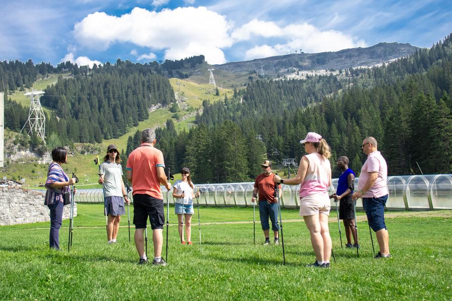 Initiation à la marche nordique