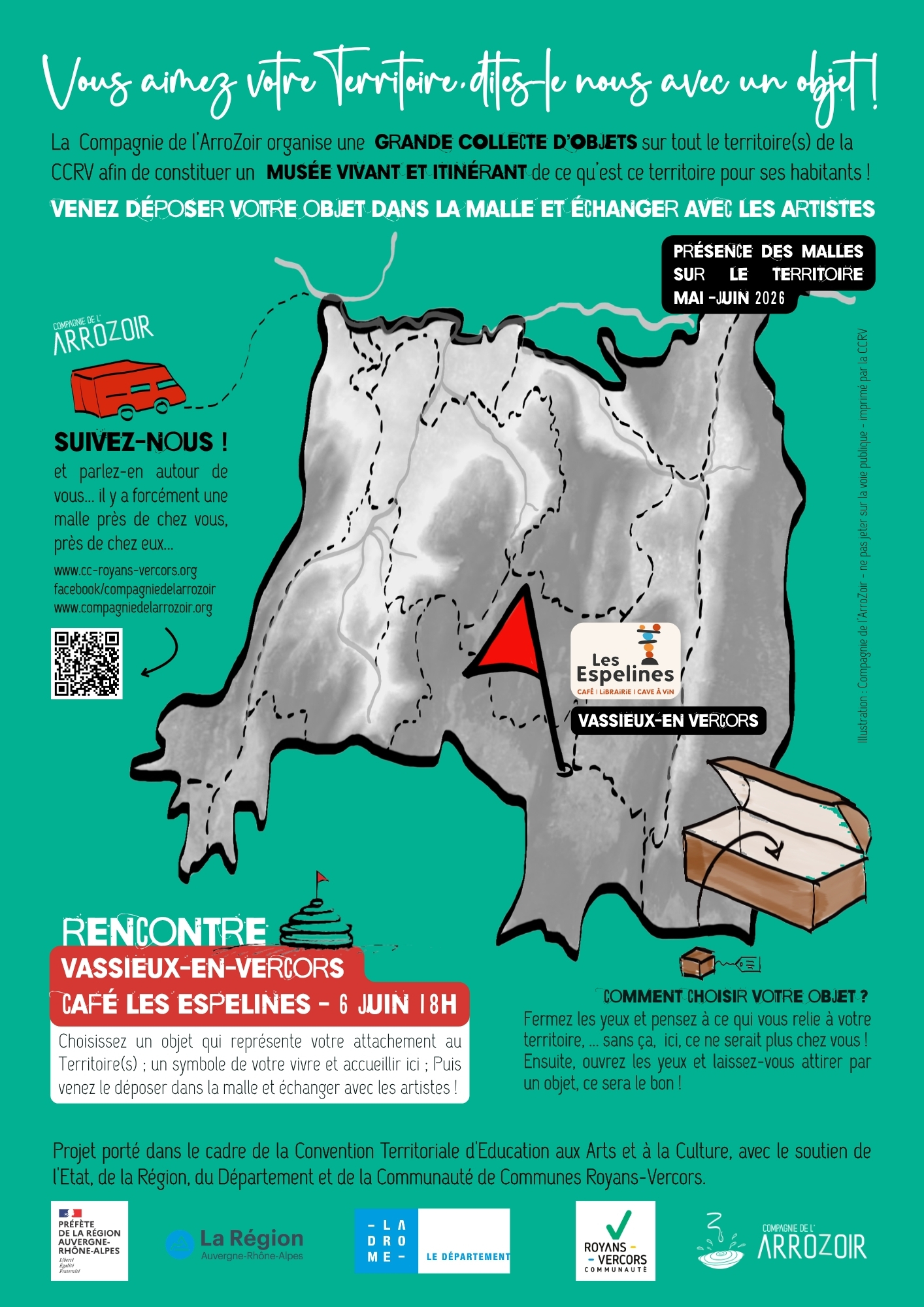 Affiche Collecte d'objets