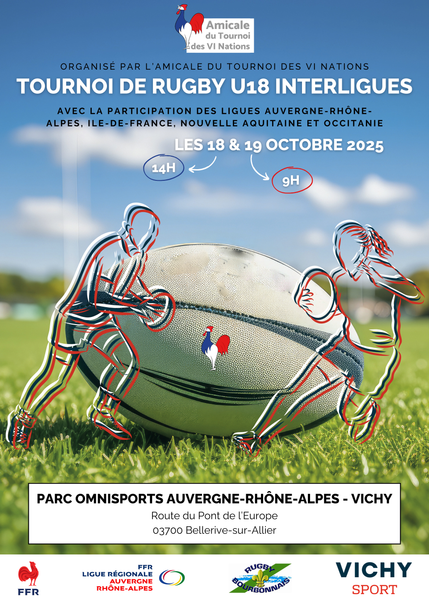 Tournoi interligues de rugby U18 masculin à XV et féminin à 10
