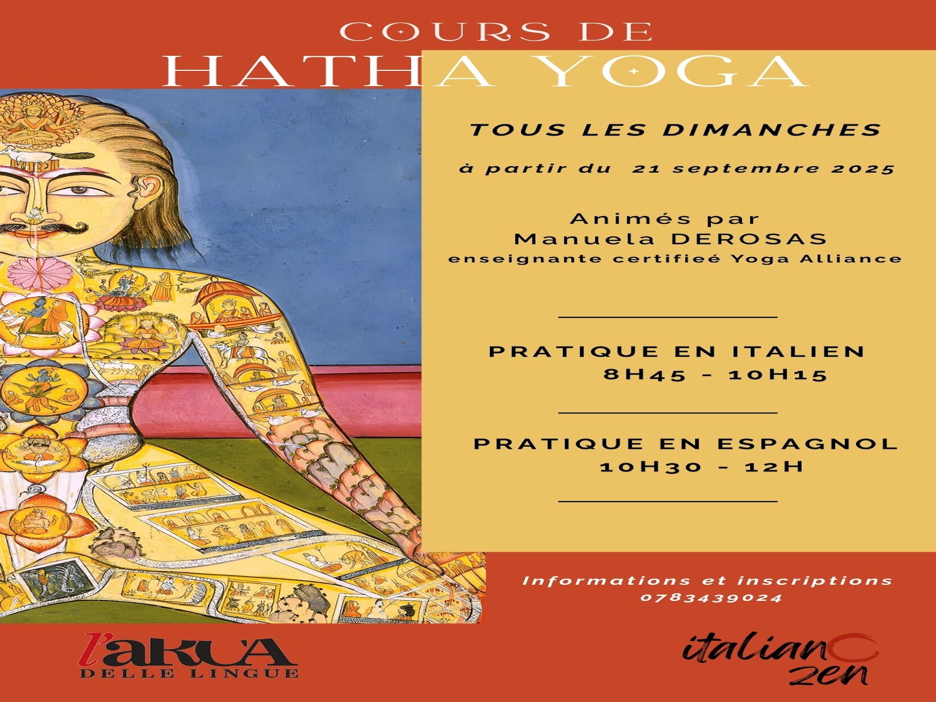 Hatha Yoga à L'Arca delle lingue
