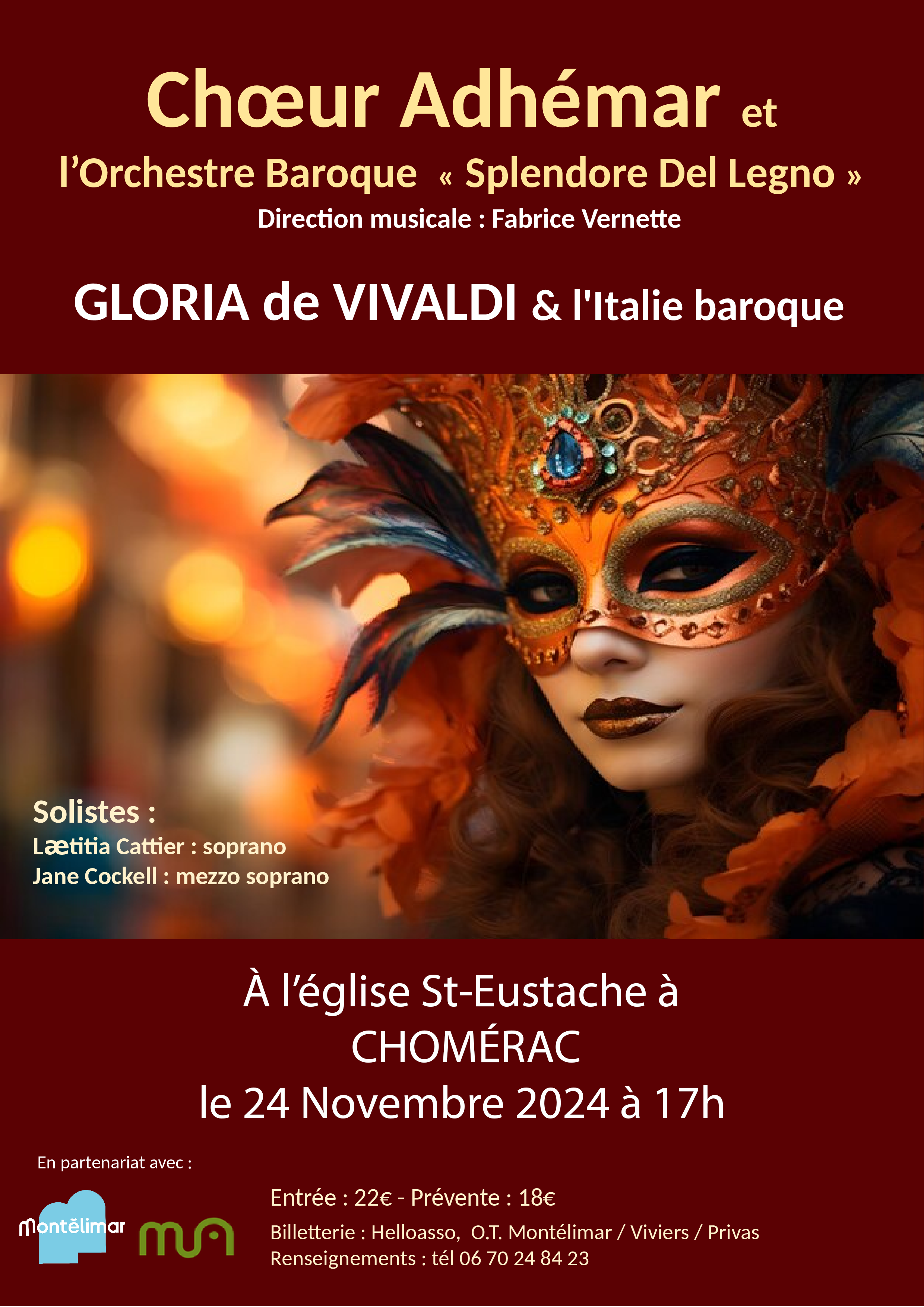 Accueil : Concert Gloria de Vivaldi avec le Chœur Adhémar