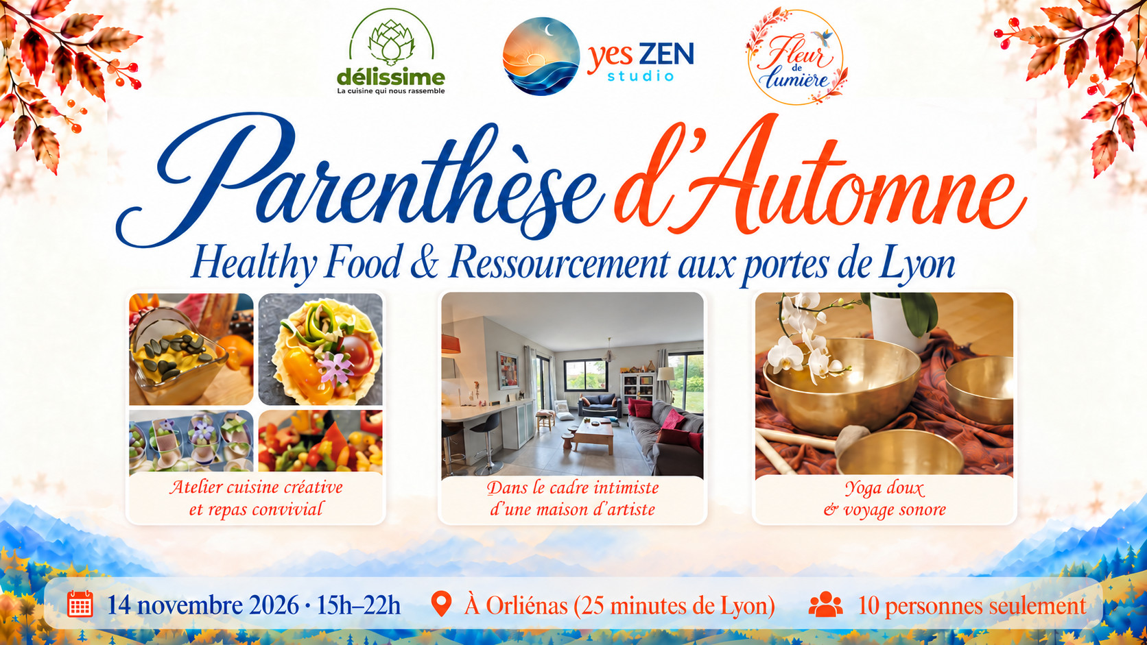 Parenthèse d'automne : healthy food & déconnexion_Orliénas