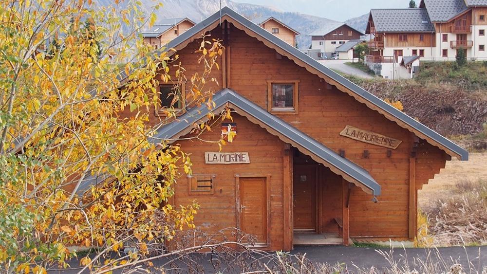 L'entrée du chalet