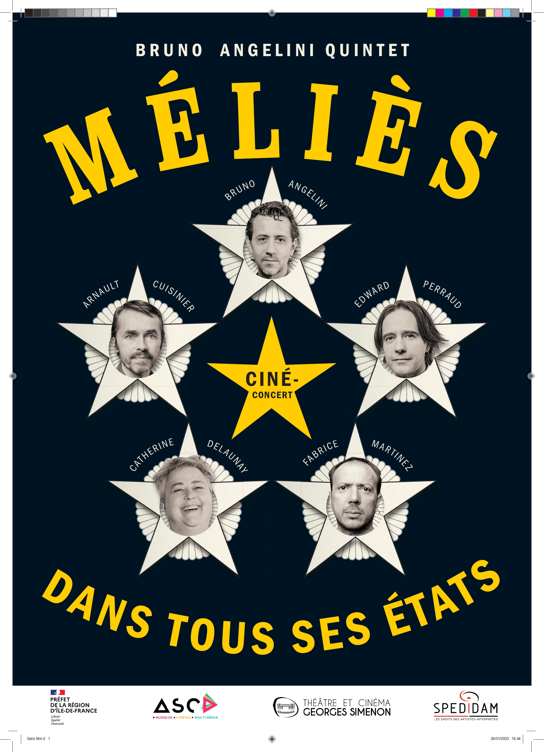 Ciné-Concert : Méliès dans tous ses états · Bruno Angelini Quintet |