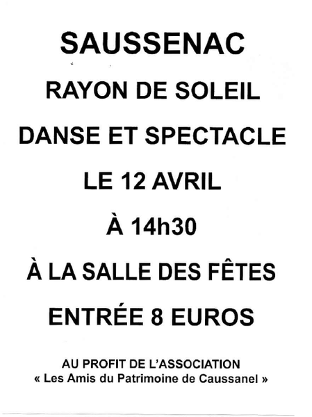 Danse et spectacle