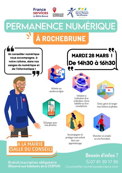 Permanence numérique à Rochebrune
