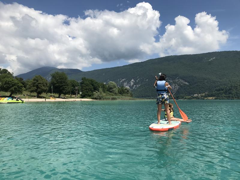 Location paddle au lac d'Aiguebelette