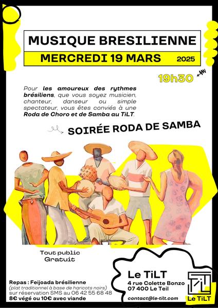 Soirée JAM : Roda de Samba