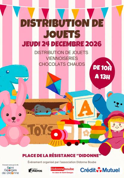 Distribution de jouets