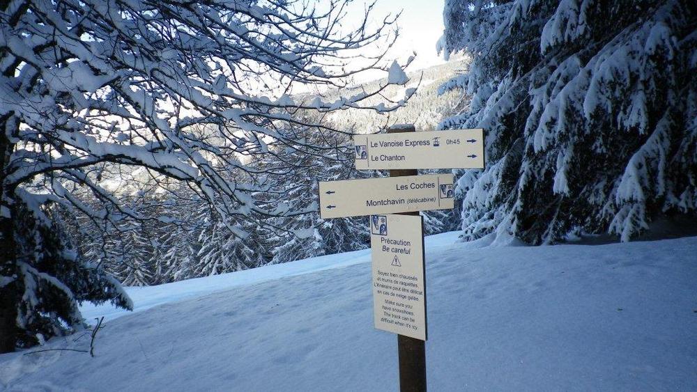 Itinéraire raquette 