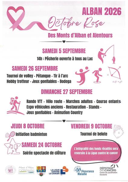 Octobre Rose à Alban