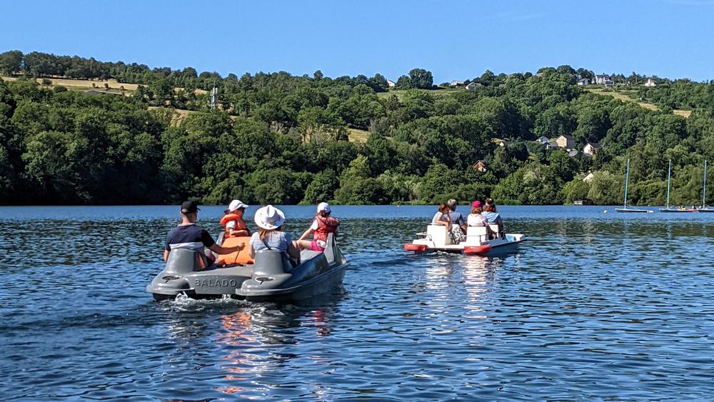 Location de pédal'eau à l'École de Voile