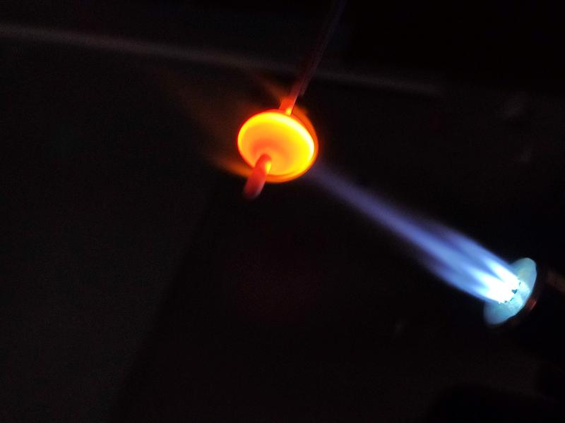 Démonstration : création de perles de Murano_Clelles