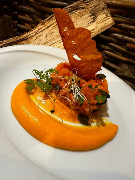 Plat du restaurant Zarathoustra à Saint-Maurice-d'Ibie