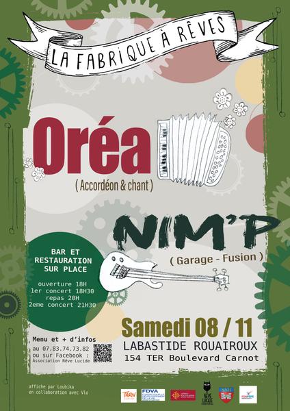 Concert Oréa et NIM'P 