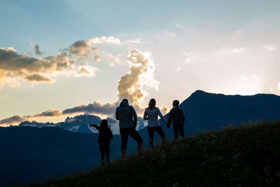 Randonnée en famille