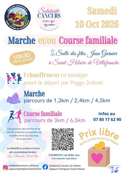 Marche et course familiale solidaire