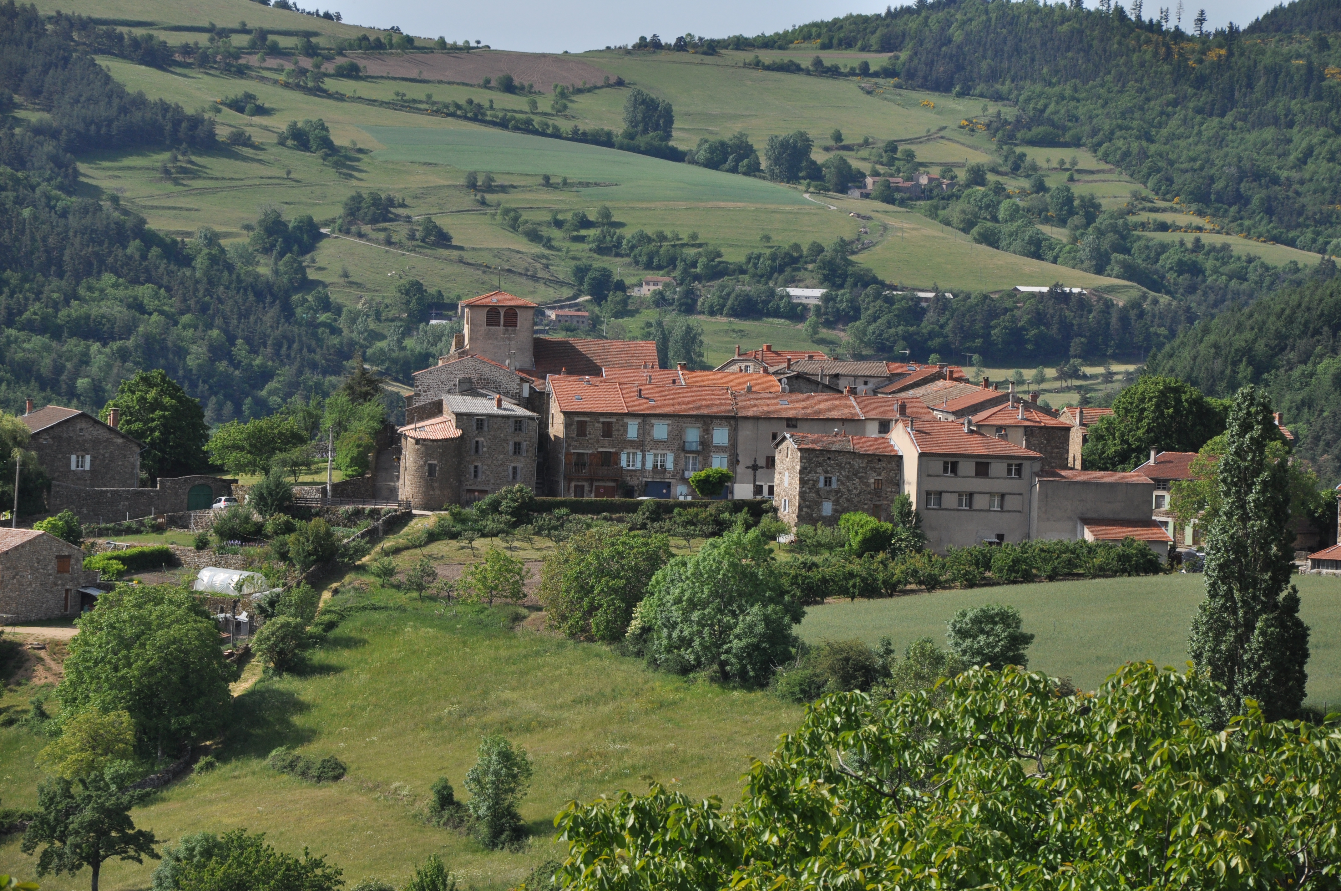 Pailharès downhill cycling trail