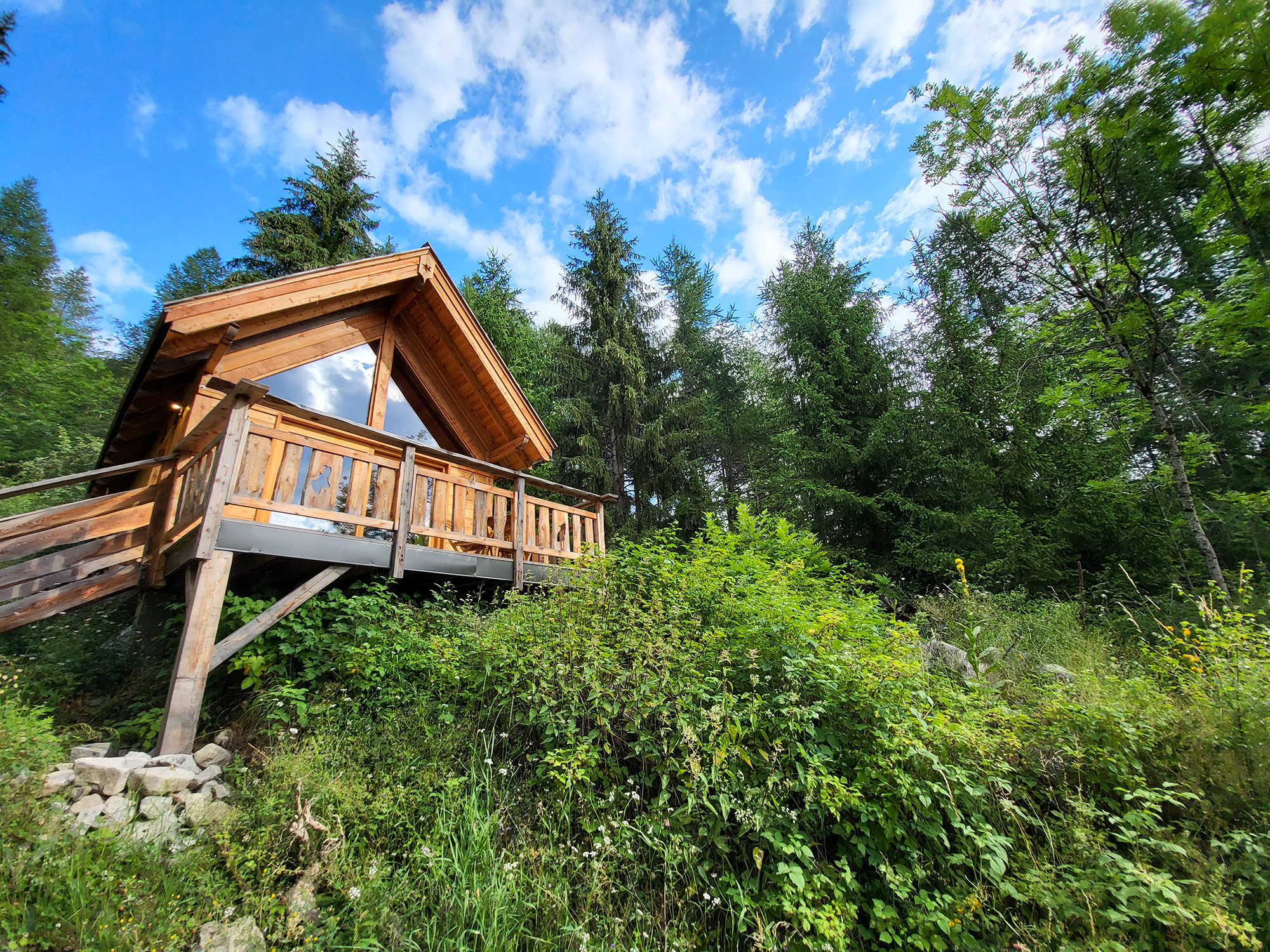 Les Cabanes du Domaine de l'Esperluette - Hébergement insolite au Lauzet-Ubaye