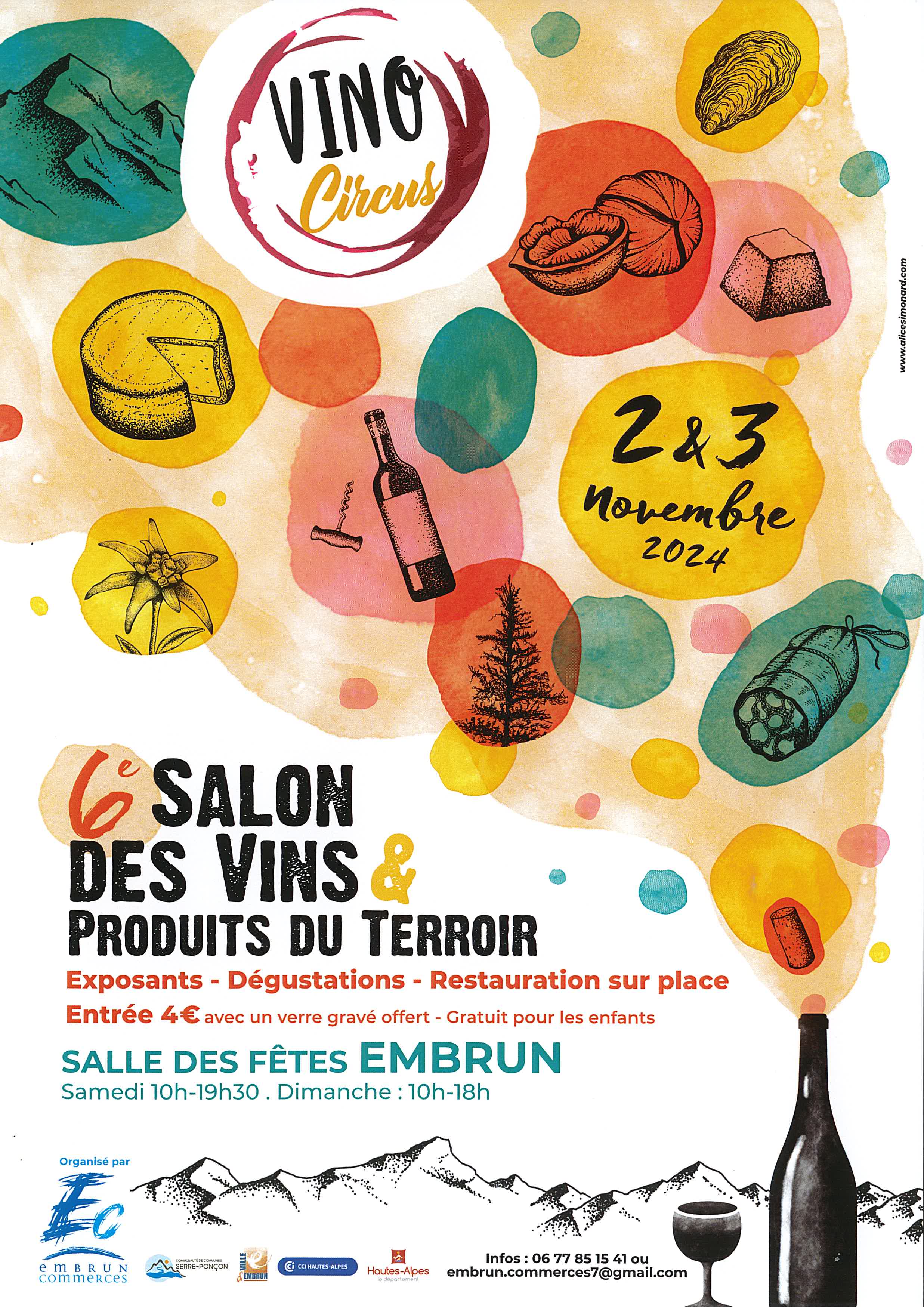 6ème édition salon Vino Circus EMBRUN