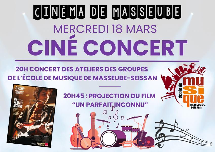 Ciné concert "Un parfait inconnu"_Masseube